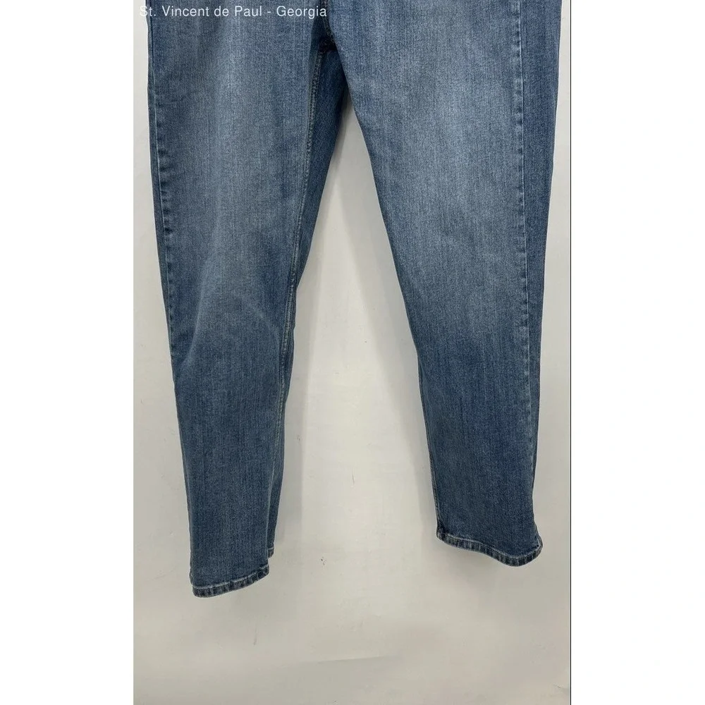 Levi's 505 Regular Fit Straight Leg Jeans 38x32 Blue Medium Wash